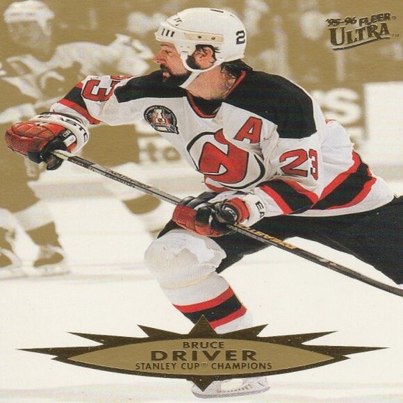 Bruce Driver New Jersey Devils NHL Hockey Card Collection - 8 Card Set - Picture 3 of 9